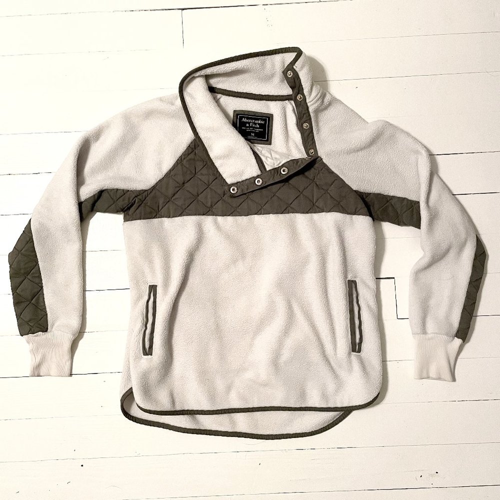 Abercrombie & Fitch Fleece Quarter Pullover